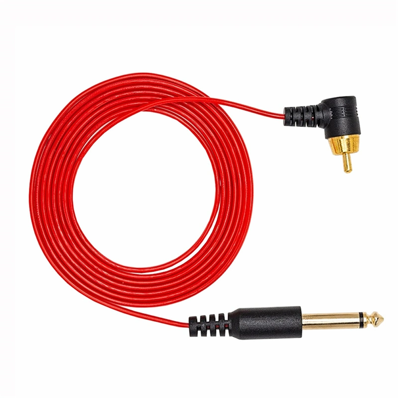 Hot Selling Right Angle Tattoo RCA Cable Line Connector Tattoo Clip Cord for Tattoo Power Supply