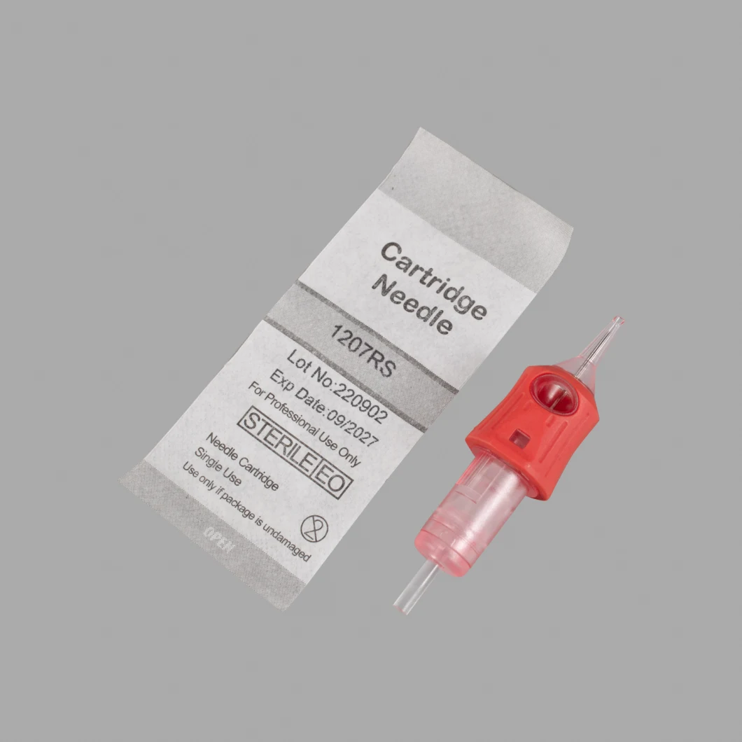 Red Color 1215RM Disposable Tattoo Needle Cartridges